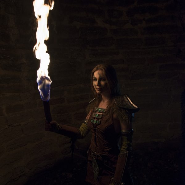 cosplay tesv aela the huntress teso
