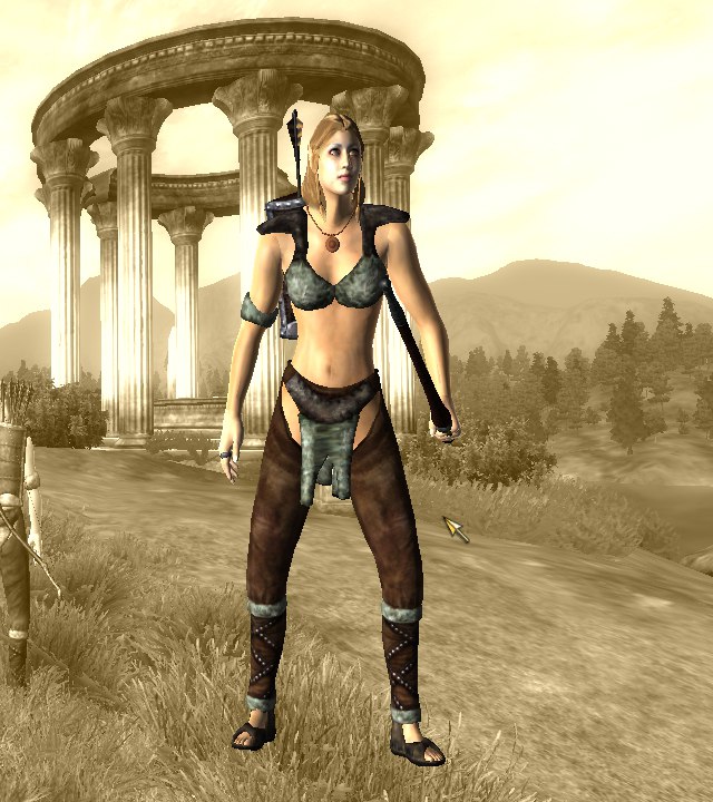 oblivion tes elder scrolls altmer high elf archer.