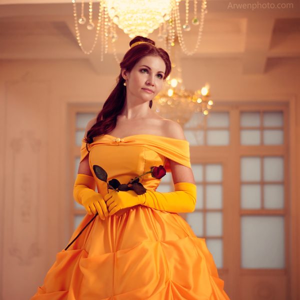 Beauty and the Beast belle disney cosplay ball gown cosplaygirl
