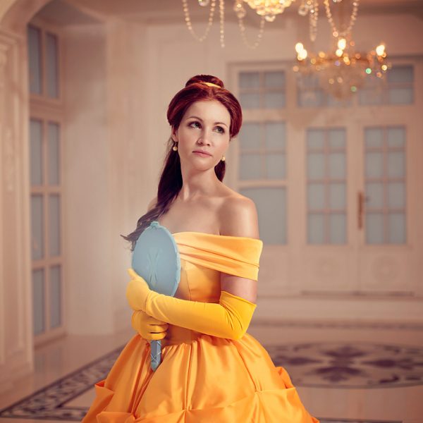 Beauty and the Beast belle disney cosplaygirl ball gown