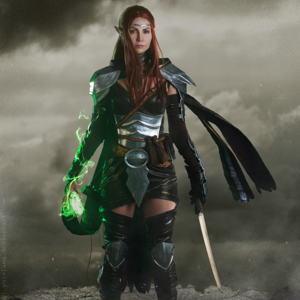 teso, elder scrolls online, warrior, cosplay, elf