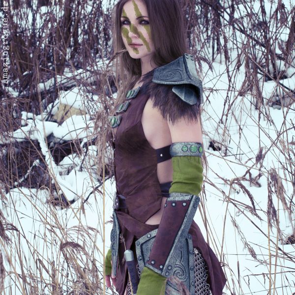 cosplay cosplaygirl tesv aela the huntress amazingrogue nord